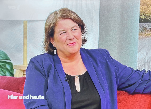 Steffi-Zora Kaiser als Gast bei WDR Hier und heute zum Thema Gesunde Alltagsfluchten und mentale Gesundheitsvorsorge